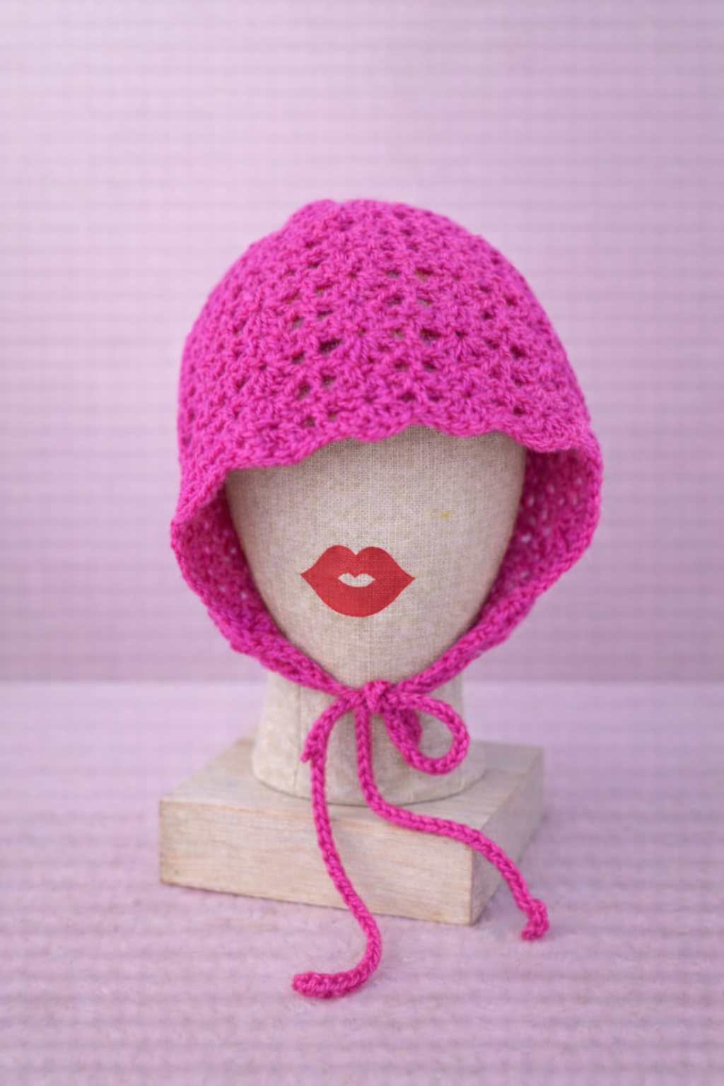 Pua Hat • Fucsia y punto.